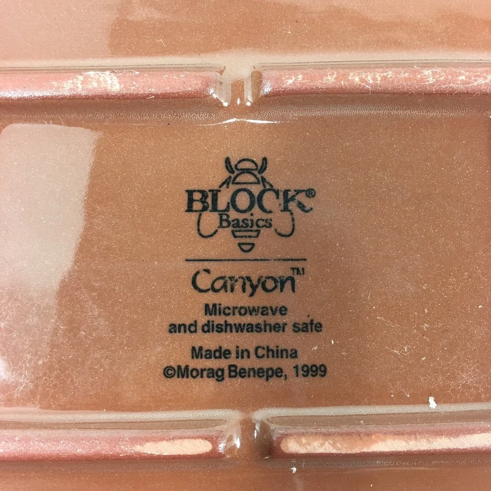 BLOCK BASICS Canyon PLATTER